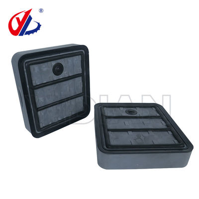 Cápsulas de vacío Cnc duraderas grises de 132*146*29mm para mesa plana Cnc Biesse repuesto para carpintería