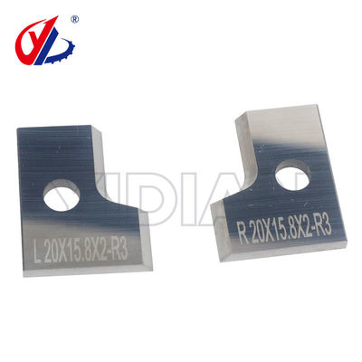 Hoja raspadora de carburo de tungsteno de 20X15.8X2mm para máquina de bandas de borde CEHISA