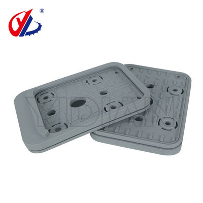 160*115*17mm Placas de succión superiores almohadillas de goma con paso para la máquina CNC de precisión