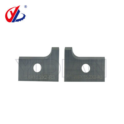 Cuchillo de inserción de carburo sólido 19.6 X 15.2 X 2mm R3 Cuchillas de raspado de banda de borde