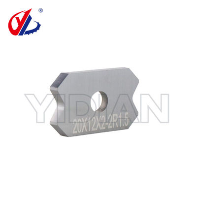 Inserciones de cuchilla raspadora EB004 20X12X2mm para máquina de bandas de borde CNC CEHISA / SCM
